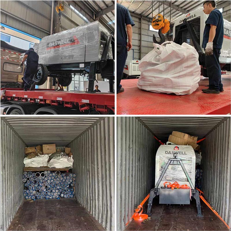 4 unidades de bomba de hormigón diésel que entregan 4 unidades de bomba de hormigón diésel que entregan