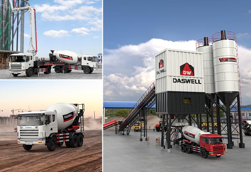 Aplicaciones del camión hormigonera Aplicaciones del camión hormigonera