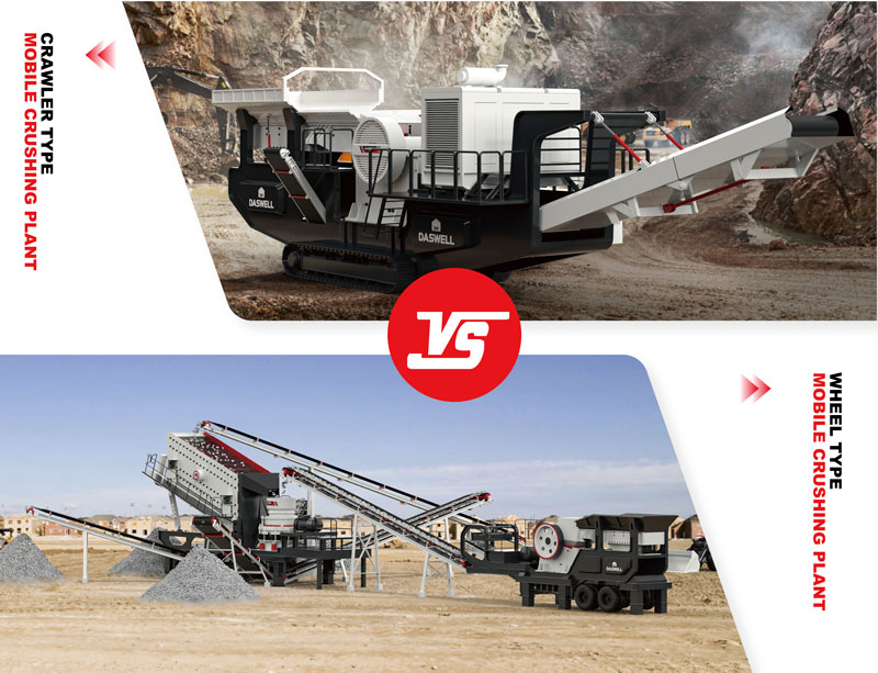 Compare crawler-type and tire-type mobile crusher plant compare crawler-type and tire-type mobile crusher plant
