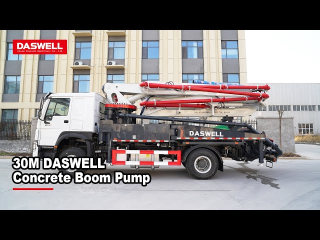 Daswell 30m concrete boom pump DASWELL 30M Concrete Boom Pump