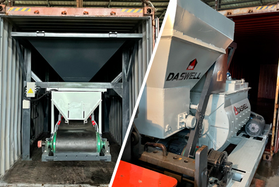 Cbp25 small concrete plant to southeast asia 21 Daswell small concrete plant to Southeast Asia