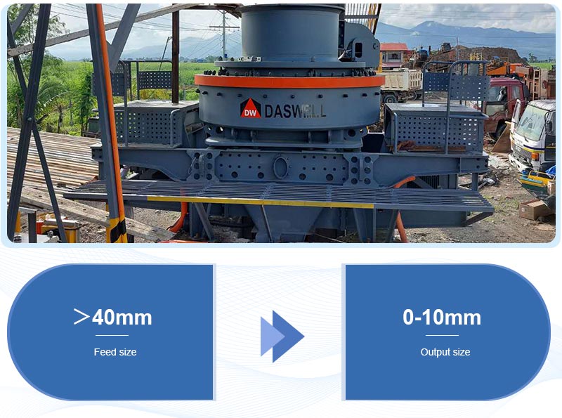 trituradora de impacto de eje vertical Daswell trituradora de impacto de eje vertical Daswell
