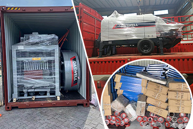 Diesel concrete pump and block making machine to southeast asia 25 diesel concrete pump and block making machine to Southeast Asia