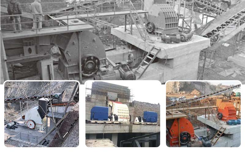 Hammer stone crusher works in customers' site hammer stone crusher works in customers' site