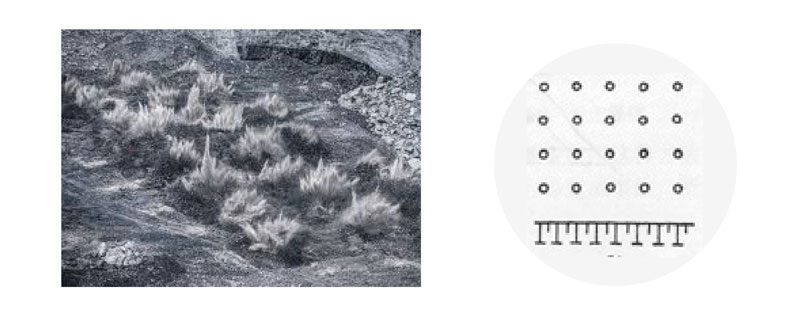 التفجير التفاضلي للثقوب متعددة الصفوف التفجير التفاضلي للثقوب متعددة الصفوف