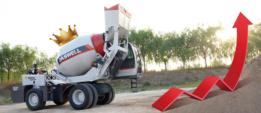 Panorama de una hormigonera autocargable Panorama de la hormigonera autocargable
