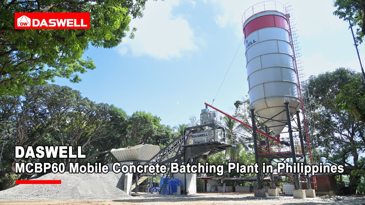 Philippines mcbp60 mobile batching plant Philippines MCBP60 mobile batching plant