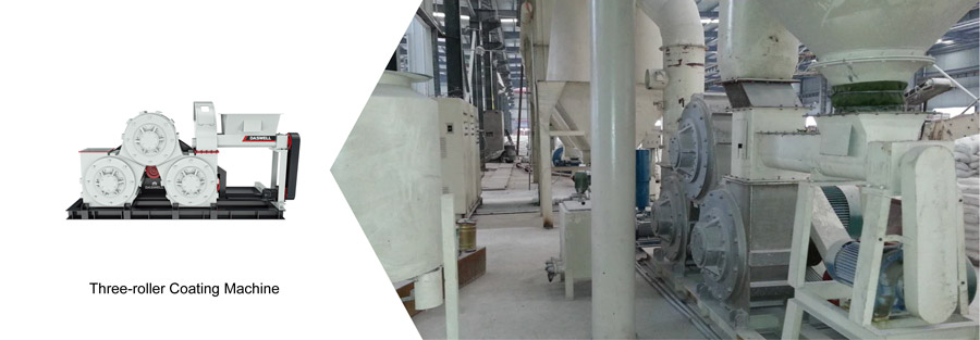 آلة طلاء بثلاث أسطوانات آلة طلاء بثلاث أسطوانات