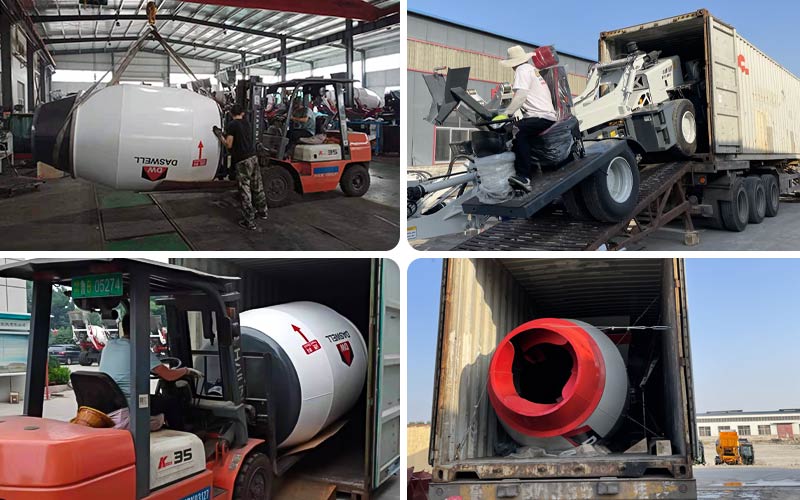Self loading mixer boosts road project in manila 5 transport the self loading mixer machine