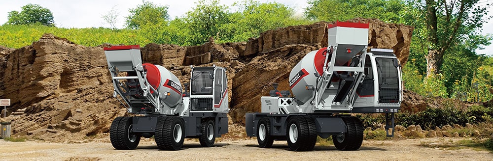 Dos hormigoneras autocargables Dos hormigoneras autocargables