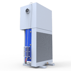 Spare parts 7 radiator and hydraulic tank