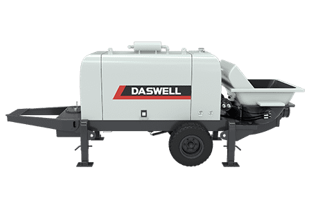 مضخة الخرسانة مقطورة مضخة الخرسانة مقطورة